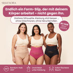 Silkenora Form-Slip 360° in Nude, Rosa und Schwarz