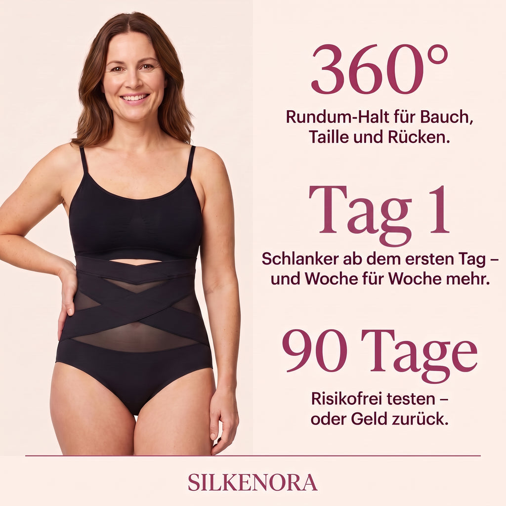 360° Rundum-Halt, schlanker ab Tag 1, 90 Tage Geld-zurück-Garantie