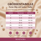 Größentabelle Silkenora Form-Slip